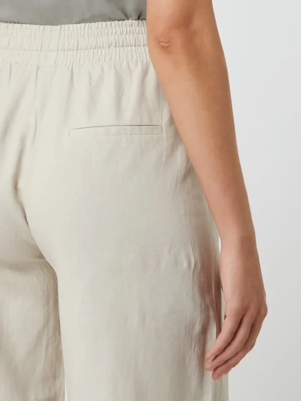 Soyaconcept Culotte Aus Leinen-Viskose-Mix – Sand 4