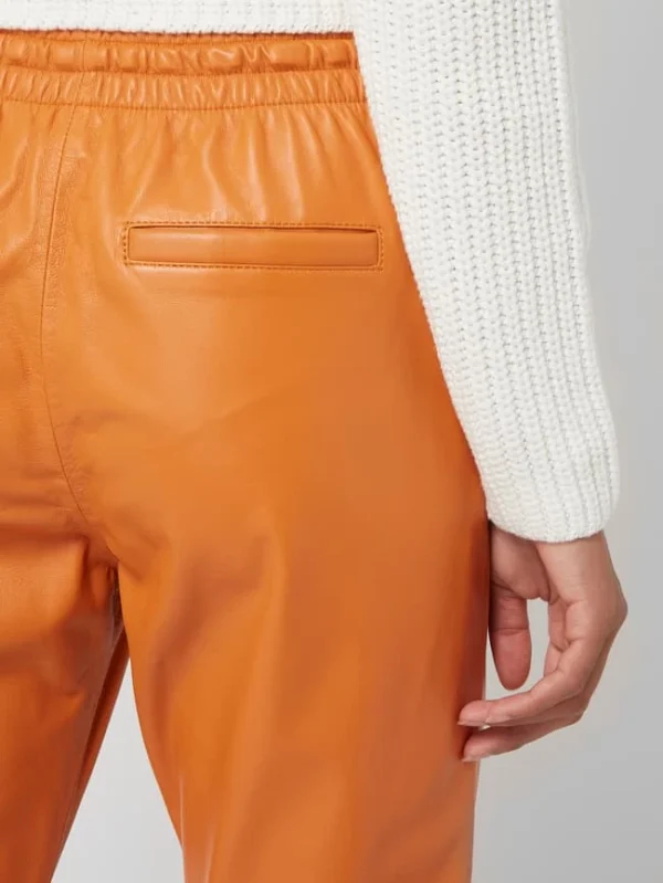 Oakwood Culotte Aus Leder Modell ‚Gift‘ – Orange 4