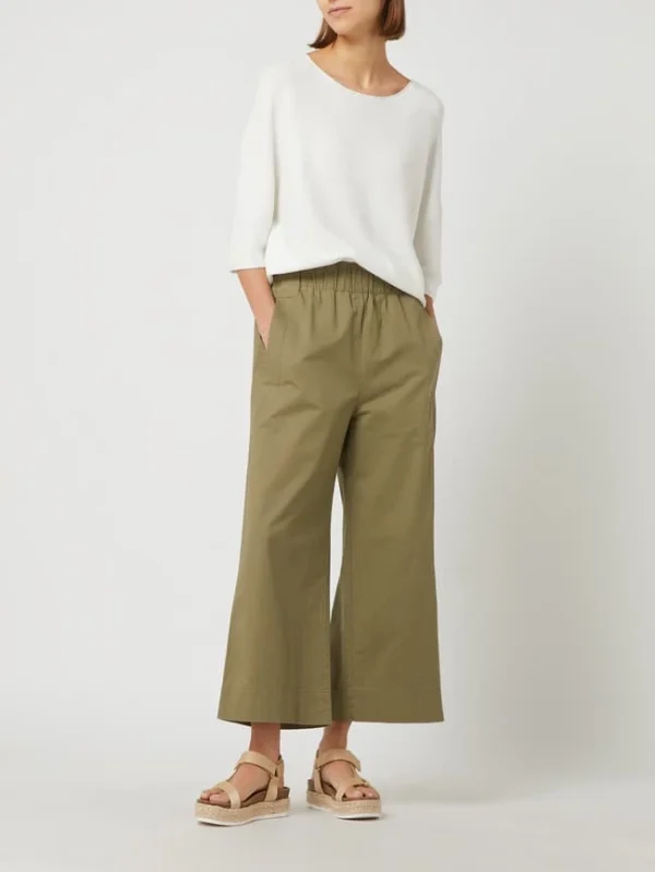 Marc O’Polo Denim Culotte Mit Eingrifftaschen – Olivgrün 1