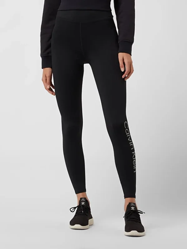 Calvin Klein Performance Sportlegggings Mit Reflektierendem Logo – Schwarz 5