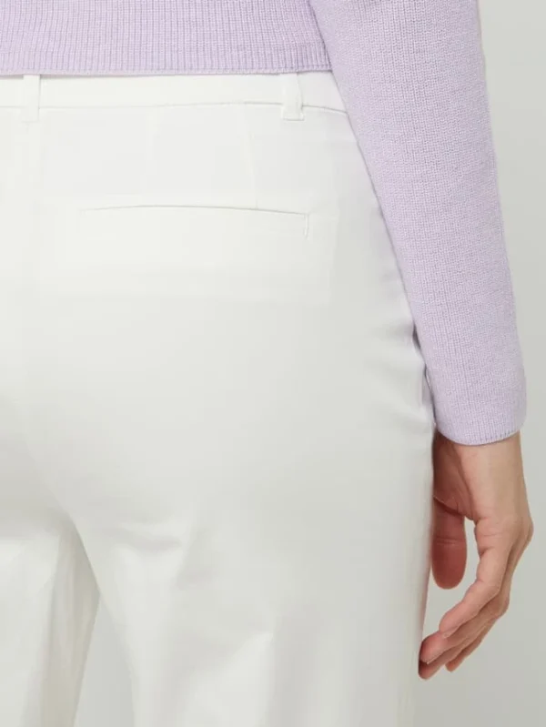 Christian Berg Woman Stoffhose Mit Stretch-Anteil In Schmaler Passform – Offwhite 4