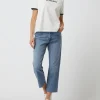 Mango Straight Fit High Waist Jeans Aus Baumwolle Modell ‘Havana’ – Blau 19