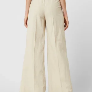 Edc By Esprit Bundfaltenhose Aus Baumwoll-Leinen-Mix – Beige 15