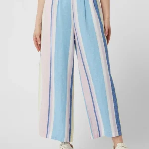 Esprit Culotte Aus Leinen-Viskose-Mix – Blau 13
