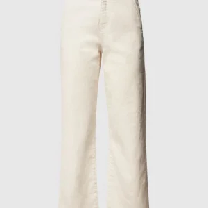 BOSS Casualwear Straight Fit Jeans Mit Stretch-Anteil – Offwhite 9