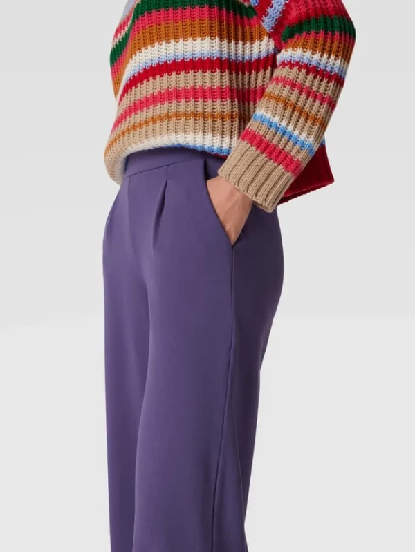 ICHI Culotte Mit Eingrifftaschen Modell ‚Kate‘ – Violett 4