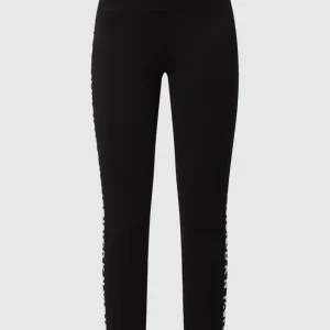 DKNY PERFORMANCE High Waist Sportleggings Mit Logo-Streifen – Schwarz 10